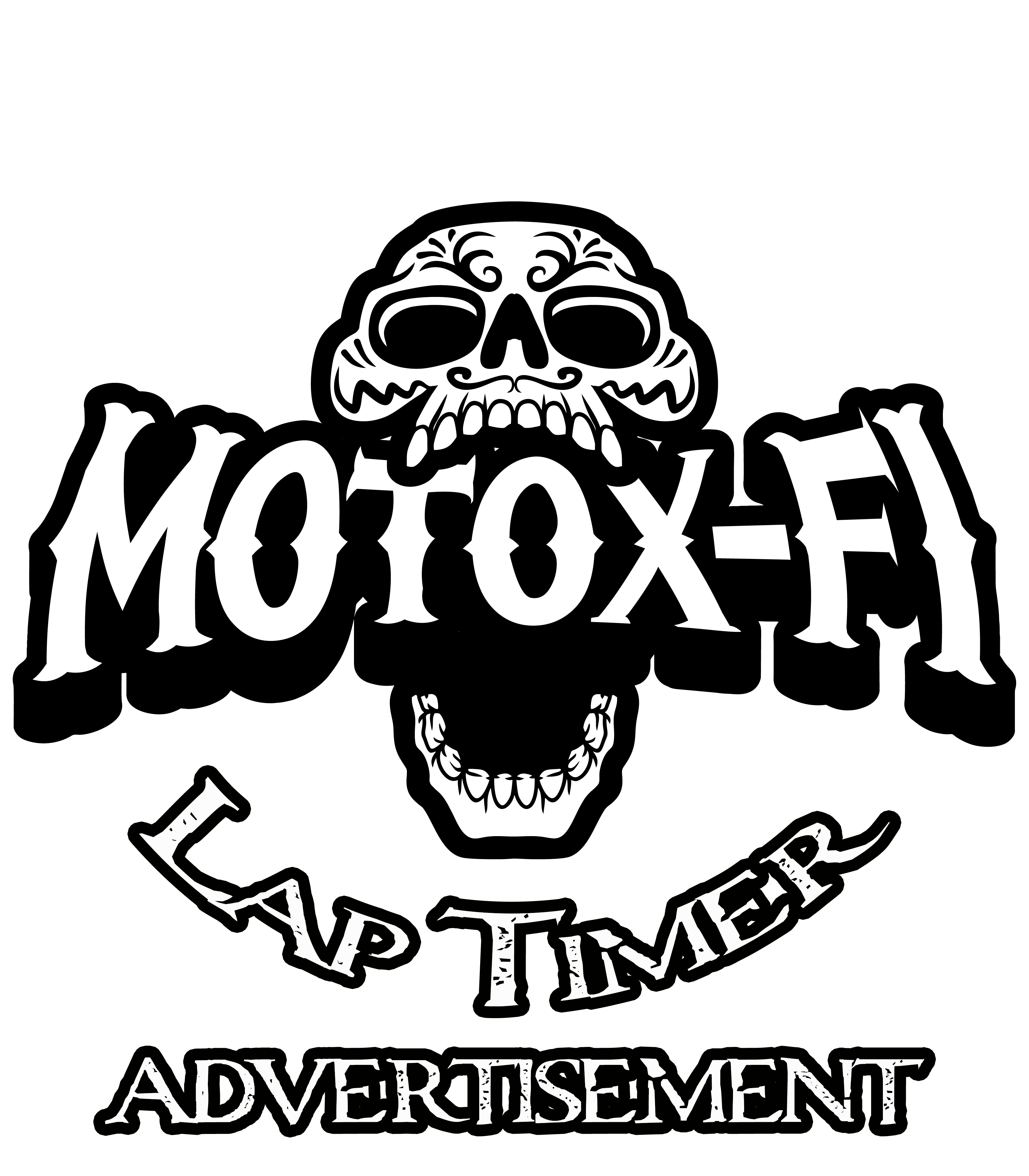 MotoX-Fi Lap Timer Advertisement Logo